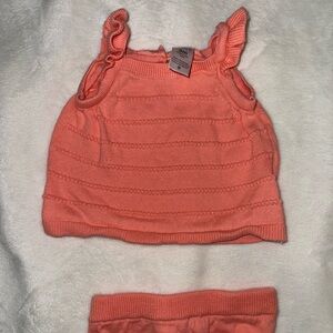 Carter's Peach Baby Outfit Set